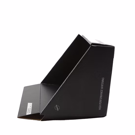 Customized Logo Pre Roll Folding Cardboard Paper PDQ Counter Retail Display Packaging Box with Tear off Line for Snack